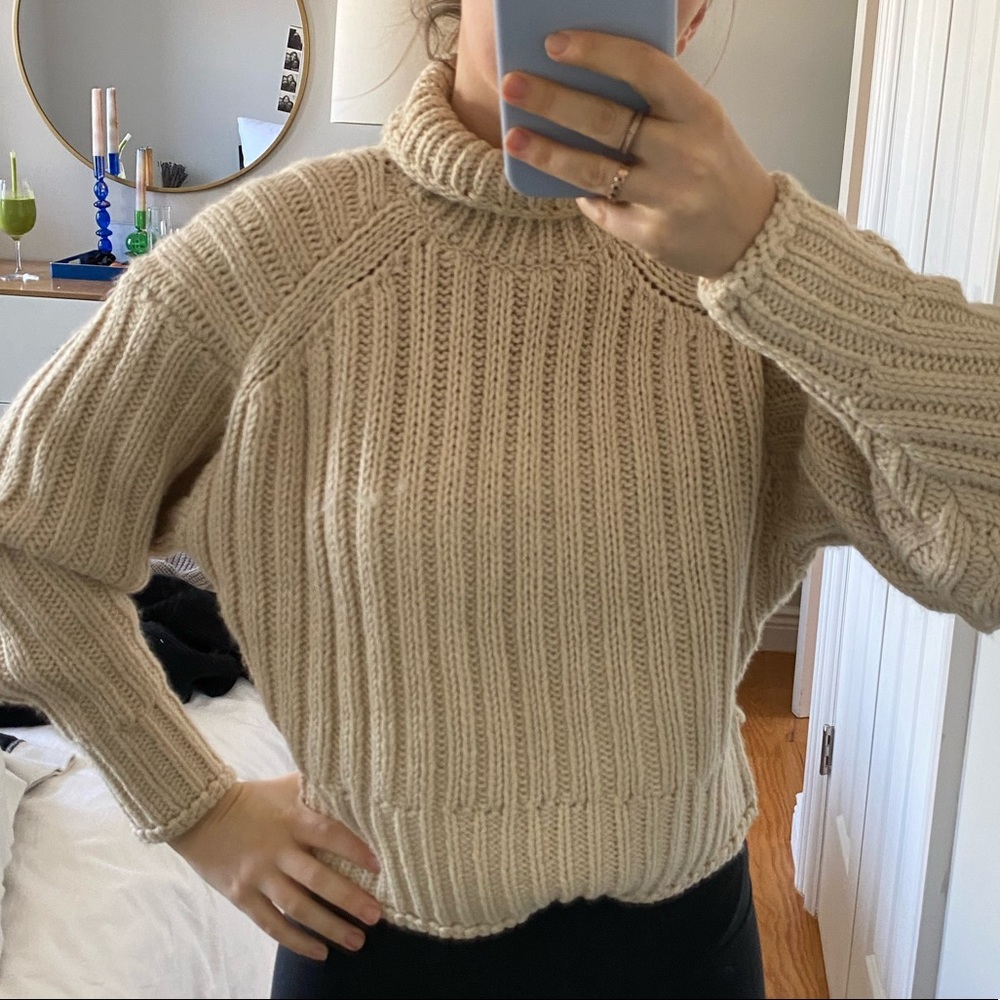 HM Cropped Turtleneck